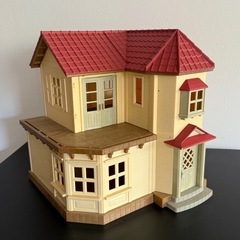【シルバニアファミリー】あかりの灯る大きなお家(ハ-44)の画像