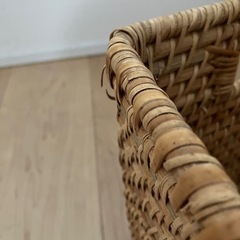 ラタン　バスケットの画像