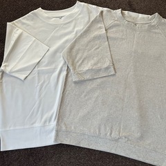 ラメ入りワイドパンツ他5本Tシャツ２枚まとめて7点の画像