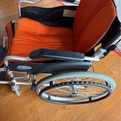 G2209 Care-tacJapan  折り畳み車椅子　自走介助兼用の画像