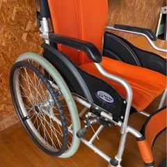 G2209 Care-tacJapan  折り畳み車椅子　自走介助兼用の画像