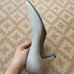 ベージュ ハイヒール・パンプスLの画像