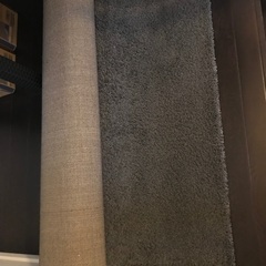 ラグ　IKEA 床暖房可能商品　ダークグレー　ラグ200×300 2枚の画像