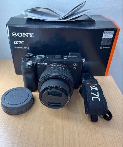 Sony α7C ミラーレスカメラFE 28-60mmレンズ付きブラック海外人気