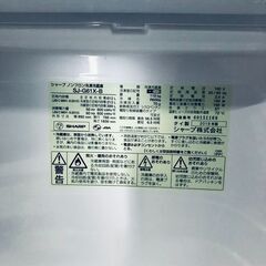 ID:rd24542 【自社配送エリア内限定】シャープ SHARP 冷蔵庫 ファミリー 中古 2018年製 4ドア 612L ブラック ファン式 観音開き SJ-G61X-B  【リユース品：状態B】【送料無料】【設置費用無料】の画像