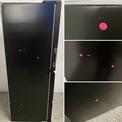 高年式!2021年製! SHARP/シャープ 冷凍冷蔵庫 SJ-GW35G-R 350L 自動製氷 ガラスドア グラデーションレッド 中古家電 店頭引取歓迎 R9762の画像