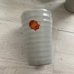 9【未使用】ちょきんぎょのコップ4個の画像