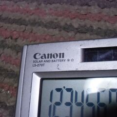 Canon キャノン 電卓 LS-270T お譲りします。＊石川県＊美川より＊期間限定の画像