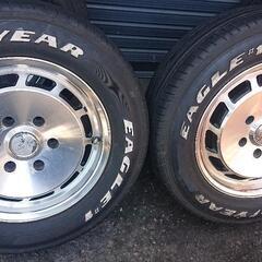 200系 ハイエース 社外ホイール タイヤ付 215/65 R16 107/109  の画像