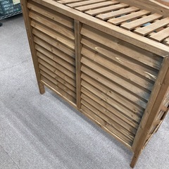 木製室外機カバーの画像