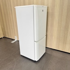 A1387🌟激安‼️2019年製三菱146L2ドア冷蔵庫MR-P15ED-KW🌟の画像