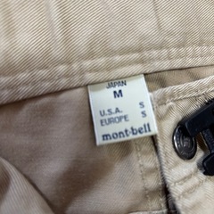 montbell パンツの画像