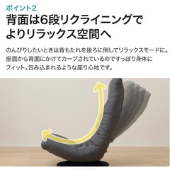 ニトリ　座椅子　　回転の画像