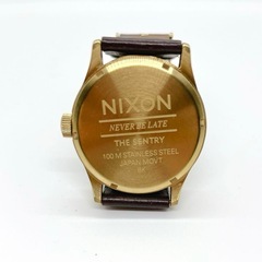 ★Nixonニクソン★Sentry Solar Leather Watchの画像