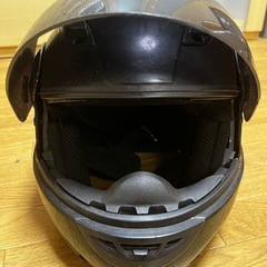 （株）EST ES-8 サイズXL 61〜62cm ブラック システムヘルメット ジェット&フルフェイスの画像