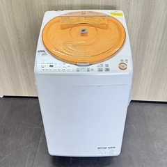A1383🌟激安‼️2013年製シャープ電気洗濯乾燥機 ES-TX72-D 7/3.5KG🌟の画像