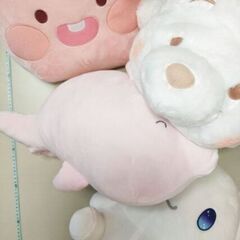 5点セット パモ シナモンロール プーさん イルカ アピーチの画像