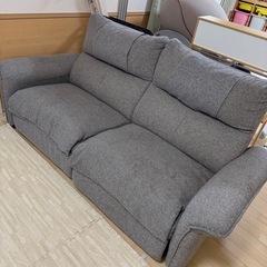 (取引中)無料　リクライニングソファー