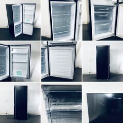 ID:rg220822 ハイセンス Hisense 冷蔵庫 一人暮らし 中古 2023年製 2ドア 175L ブラック ファン式 右開き HR-D1701B  【リユース品：状態B】【送料無料】【設置費用無料】の画像