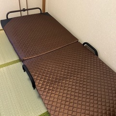 【決まりました】折りたたみベッド ベッド シングル コンパクト 14段階 リクライニング 折り畳み シンプル S 組立簡単の画像