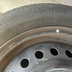 155/65R14 タイヤホイールセットの画像