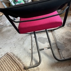 80年代　健康器具　オレンジチェアーの画像