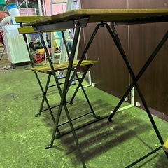 IKEA 屋外用　テーブル、チェアセットの画像
