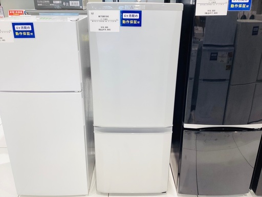 【福岡市限定】冷蔵庫 三菱 2021年製 146L【安心の3ヶ月保証】 家電6ヶ月保証】MITSUBISHI 冷蔵庫