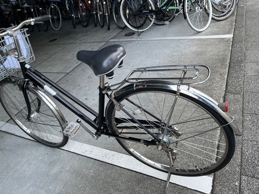【完売御礼】【大人用】整備済中古自転車 丸石 27型フォーメーションシティ 黒色 <自転車のオオムラ 静岡店> 完売御礼】【大人用】整備済中古自転車 丸石 27型フォーメーション
