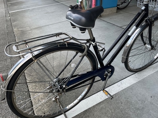  【完売御礼】【大人用】整備済中古自転車 丸石 27型フォーメーションシティ 黒色 <自転車のオオムラ 静岡店>
