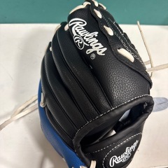 子供用グローブ　Rawlings　ローリングス　 グローブ 黒/青の画像