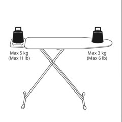 IKEA アイロン台 スタンド式 の画像