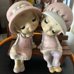 レトロ　置物　陶器の画像