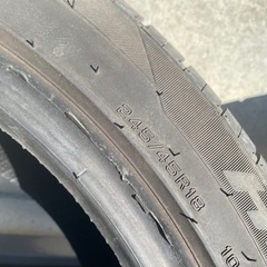 タイヤ　245/45R18  100W XL バリ山‼️の画像