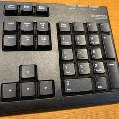 ELECOM キーボード 黒の画像