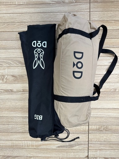 DODポリコットンヘーキサタープ&ビッグタープホール2セット