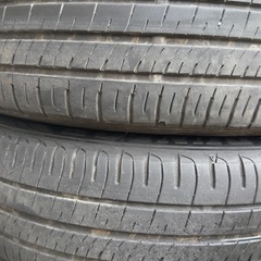【中古】165/65R14 タイヤホイールセット　ダンロップEC204 5.5j +45の画像