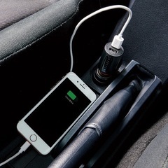【Bluetooth対応】シガーソケット USB充電器の画像