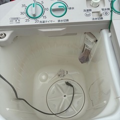 差し上げます。2層式洗濯機
の画像