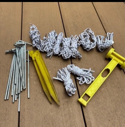 キャンプセット 椅子及びパラソルもお付けします