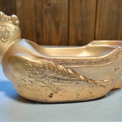 金の鳥　置物の画像