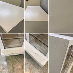 こちらは、受付終了致しました。棚 什器 キャビネット (両サイド収納可能/176ケース)  キャスター付きの画像