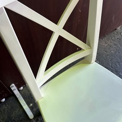 IKEA 白　インゴルフ　チェアの画像