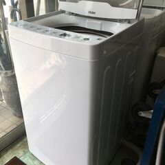 Haier　２０２２年　４．５K洗濯機の画像
