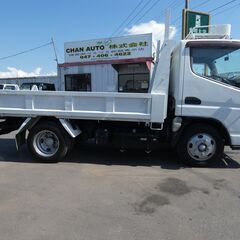 H25 キャンター　３トン　ダンプ　車検付き　　ETC　 250730の画像