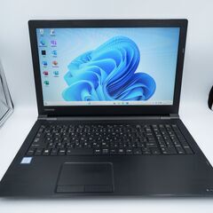 バッテリー◎ 15.6 ダイナブック ノートPC dynabook B65/M Core i3-8130U windows11 pro 8GB SSD128GB  オフィス (B880)の画像