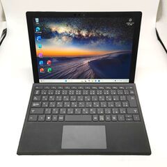 黒モデル バッテリー◎ 12.5 マイクロソフト 2in1 タブレットPC Surface Pro6 1796 Core i7-8650U windows11 pro 8GB SSD256GB  カメラあり オフィス (C005)の画像