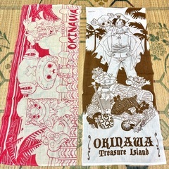 【貰ってください】ワンピース　手拭い　沖縄限定品の画像