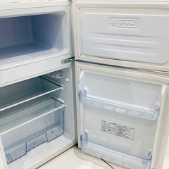 【家電6ヶ月保証】LIMLIGHTの2016年製 2ドア冷蔵庫 90Lの画像