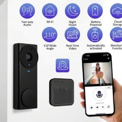 工事不要 インターホン カメラ付きの画像